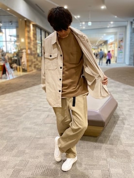 「アイテム（スリッポン）」を使った、いっしーさん（メンズ・174cm・20代）の秋コーディネート