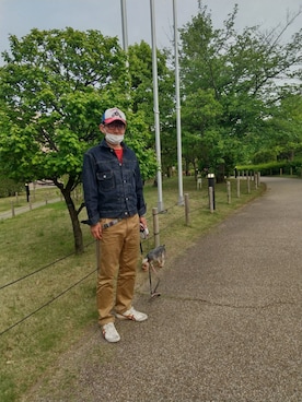 「PANDIESTA（パンディエスタ）のアイテム」を使った、chibikkochicchiさん（メンズ・175cm）の春コーディネート