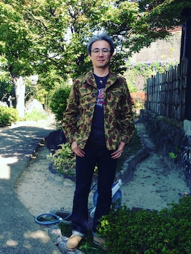 「EASTLAND（イーストランド）のアイテム（シューズ）」を使った、Haruさん（メンズ・171cm）の春コーディネート