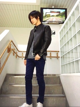 よねたむさん(メンズ・172cm)の春コーディネート