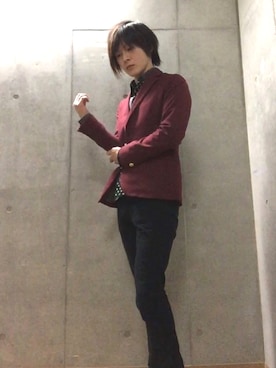 よねたむさん（メンズ・172cm）の春コーディネート