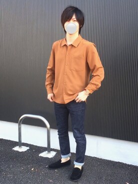 よねたむさん（メンズ・172cm）の春コーディネート