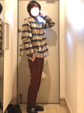 よねたむさん（メンズ・172cm）の冬コーディネート