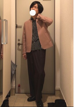 よねたむさん（メンズ・172cm）の春コーディネート