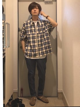 よねたむさん(メンズ・172cm)の夏コーディネート