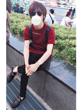 よねたむさん（メンズ・172cm）の夏コーディネート