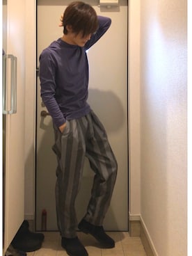 よねたむさん（メンズ・172cm）の秋コーディネート