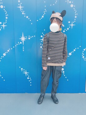 よねたむさん（メンズ・172cm）の春コーディネート