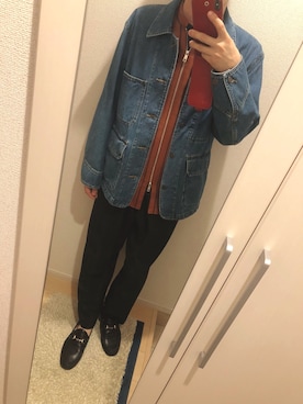 よねたむさん（メンズ・172cm）の秋コーディネート