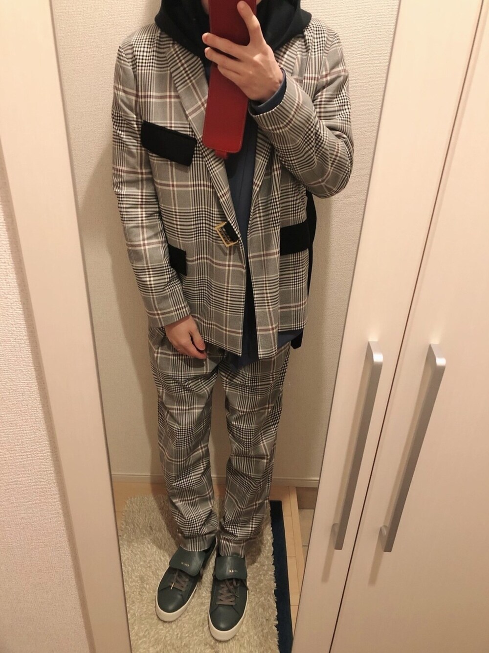 CULLNI（クルニ）の「タイロッケングレンチェックジャケット