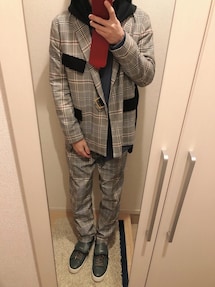 CULLNI クルニ チェックテーラードタイロッケンジャケット CULLNI（クルニ）の「STUDIOUS別注 タイロッケンチェックジャケット/EX