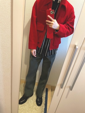 よねたむさん（メンズ・172cm）の冬コーディネート