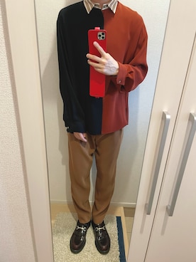 よねたむさん（メンズ・172cm）の春コーディネート