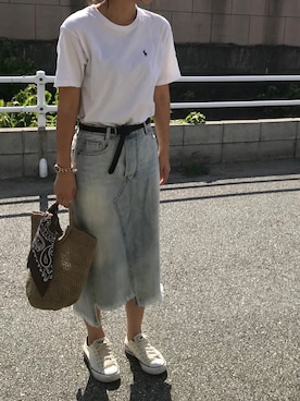 「CONVERSE（コンバース）のconverse（コンバース） ALL STAR OX（オールスターOX）（スニーカー）」を使った、Aさん（レディース・165cm）の秋コーディネート