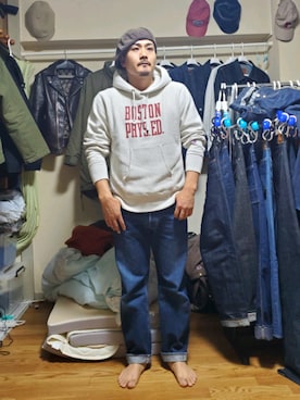 「foodie」｜Diez Katsumiさん（メンズ・173cm）の冬コーディネート