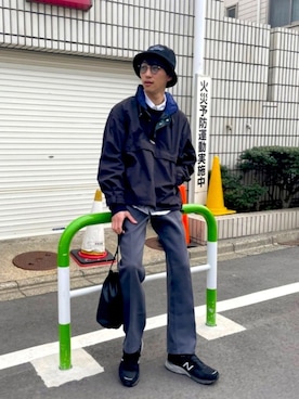 「CHAPS（チャップス）のアイテム（ジャケット/アウター）」を使った、ケッソさん（メンズ・181cm）の春コーディネート