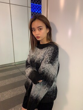 濱田 萌衣(EMODA)さん（レディース・162cm）の冬コーディネート