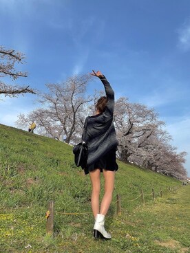 濱田 萌衣(EMODA)さん（レディース・162cm）の春コーディネート