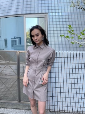 濱田 萌衣(EMODA)さん（レディース・162cm）の春コーディネート