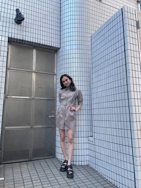 濱田 萌衣(EMODA)さん（レディース・162cm）の春コーディネート