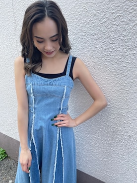 濱田 萌衣(EMODA)さん（レディース・162cm）の夏コーディネート