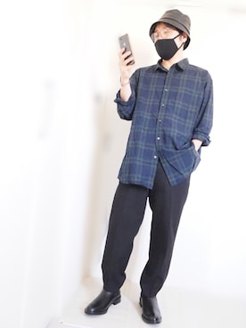 「初心者コーデ」｜yykさん（メンズ・162cm）の冬コーディネート