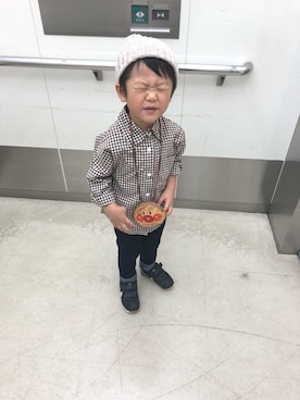 「アイテム（財布）」を使った、a_chanさん（キッズ・100cm）の秋コーディネート