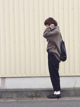 「IL BISONTE（イルビゾンテ）のアイテム」を使った、fufufuさん（レディース・160cm）の春コーディネート