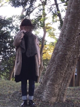 「VONDEL（フォンデル）のアイテム」を使った、fufufuさん（レディース・161cm）の冬コーディネート