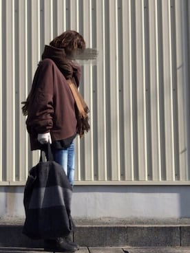 「ARTS & SCIENCE（アーツアンドサイエンス）のアイテム」を使った、fufufuさん（レディース・161cm）の冬コーディネート