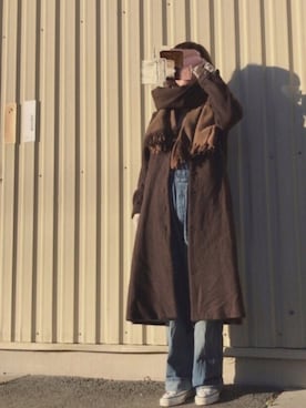 「YAECA（ヤエカ）のアイテム」を使った、fufufuさん（レディース・161cm）の冬コーディネート