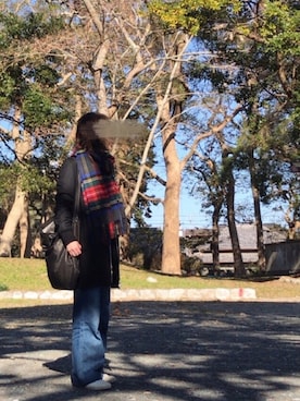 「Johnstons of Elgin（ジョンストンズオブエルガン）のアイテム」を使った、fufufuさん（レディース・160cm）の秋コーディネート