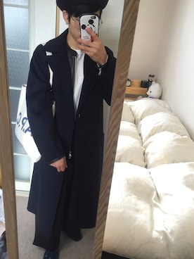 「JOURNAL STANDARD relume（ジャーナルスタンダード　レリューム）のアイテム（その他アウター）」を使った、shunさん（メンズ・158cm）の冬コーディネート