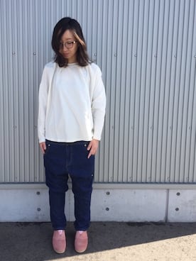 「mercibeaucoup,（メルシーボークー）のアイテム」を使った、mayumiさん（レディース・161cm）の冬コーディネート