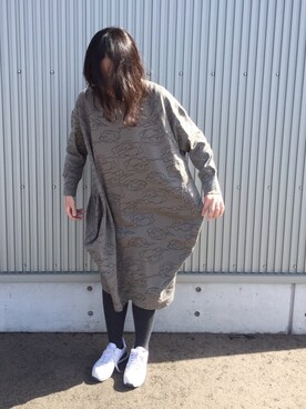 「mercibeaucoup,（メルシーボークー）のアイテム（ワンピース/ドレス）」を使った、mayumiさん（レディース・161cm）の春コーディネート