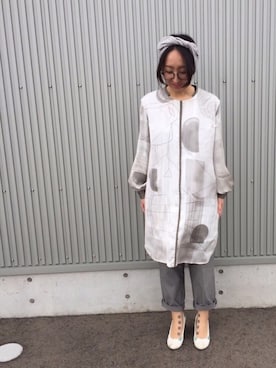 「静岡」｜「アイテム（ワンピース/ドレス）」を使った、mayumiさん（レディース・161cm）の春コーディネート