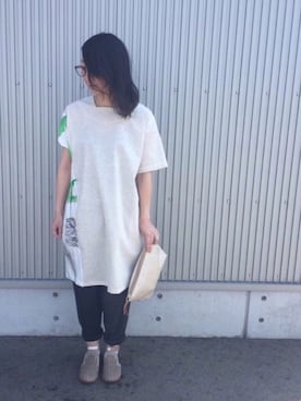「静岡」｜「アイテム（ワンピース/ドレス）」を使った、mayumiさん（レディース・161cm）の春コーディネート