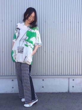 「ohta（オータ）のアイテム（トップス）」を使った、mayumiさん（レディース・161cm）の春コーディネート