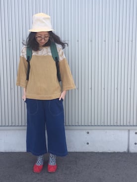 「KNOT（ノット）のアイテム」を使った、mayumiさん（レディース・161cm）の春コーディネート