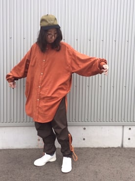 「KNOT（ノット）のアイテム」を使った、mayumiさん（レディース・161cm）の春コーディネート