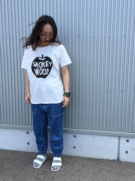 「smokey wood」｜mayumiさん（レディース・161cm）の夏コーディネート