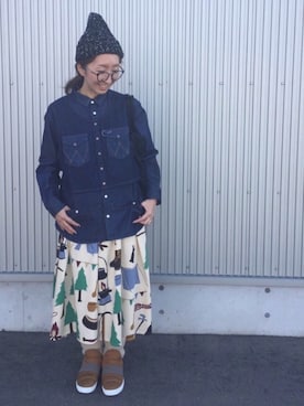 「にゃー」｜「アイテム（ブーツ）」を使った、mayumiさん（レディース・161cm）の秋コーディネート