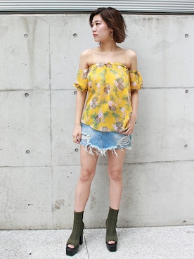 AIさん（レディース・161cm）の夏コーディネート