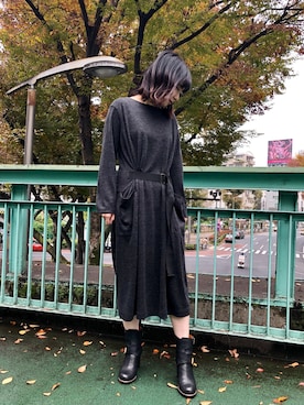 「Munich（ミューニック）のアイテム」を使った、teraiさん（レディース・160cm）の冬コーディネート