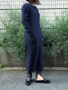 「Munich（ミューニック）のアイテム（ワンピース/ドレス）」を使った、teraiさん（レディース・160cm）の冬コーディネート