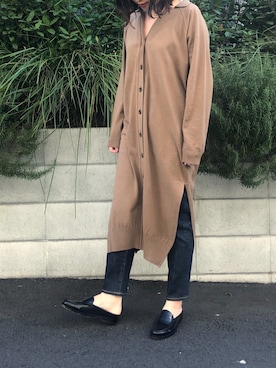 「Munich（ミューニック）のアイテム（パンツ）」を使った、teraiさん（レディース・160cm）の冬コーディネート