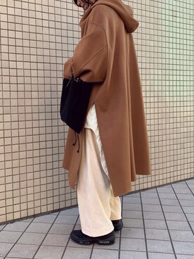 6(ROKU)＞REVER HOODED PULLOVER COAT/コートを使った人気ファッション