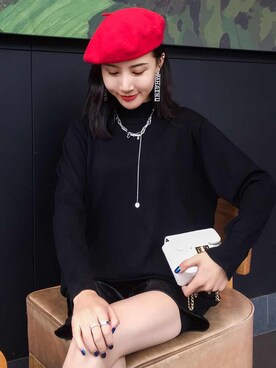 TeddyShopさん（レディース・158cm）の冬コーディネート