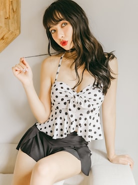 「キュロット」｜「アイテム（水着/着物・浴衣）」を使った、TeddyShopさん（レディース・158cm）の冬コーディネート