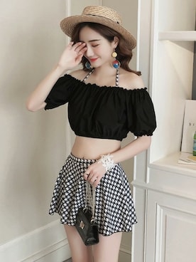 Teddyshop テディショップ の レディース 水着 オフショルトップス ホルタ ネックビキニ 水着 Wear